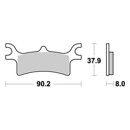 Moto-Master Placute Frana Racing 095611