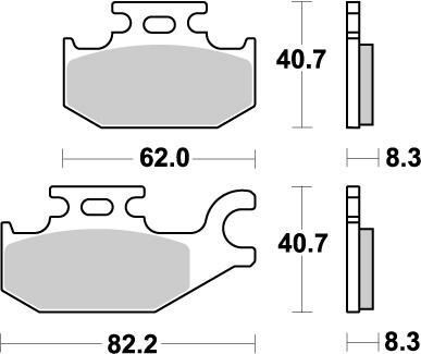 Moto-Master Placute Frana Nitro 095721