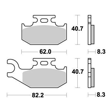 Moto-Master Placute Frana Nitro 096321