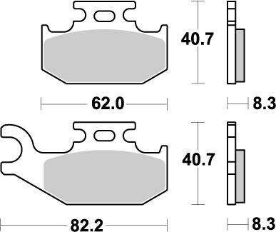 Moto-Master Placute Frana Nitro 096321