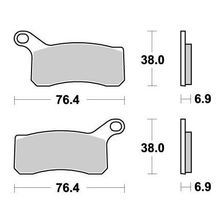 Moto-Master Placute Frana Nitro 096521