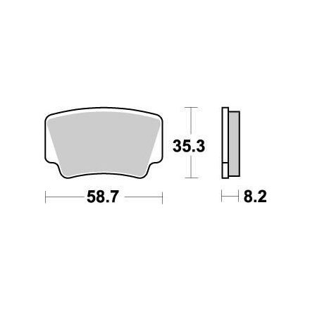 Moto-Master Placute Frana Nitro 096621