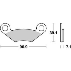 Moto-Master Placute Frana Nitro 097021