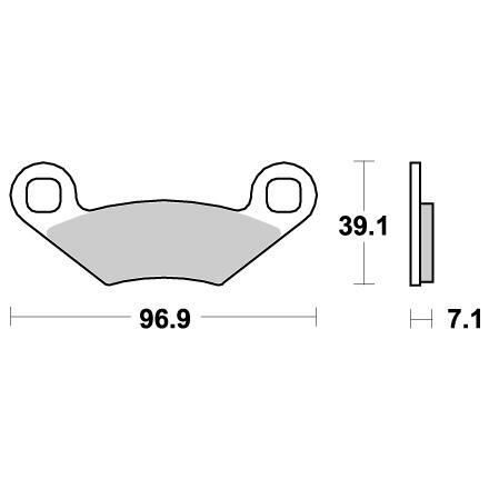 Moto-Master Placute Frana Nitro 097021