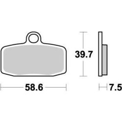 Moto-Master Placute Frana Nitro 097421