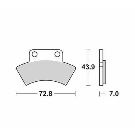 Moto-Master Placute Frana Nitro 097621