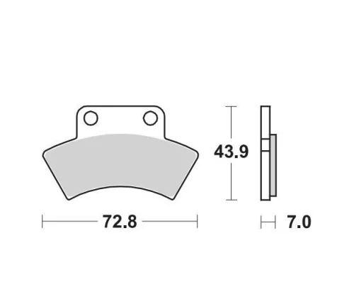 Plăcuțe frână sinterizate MOTO-MASTER 97621