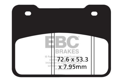 Ebc Placute Frana Hh Sint Scooter Sfa627Hh