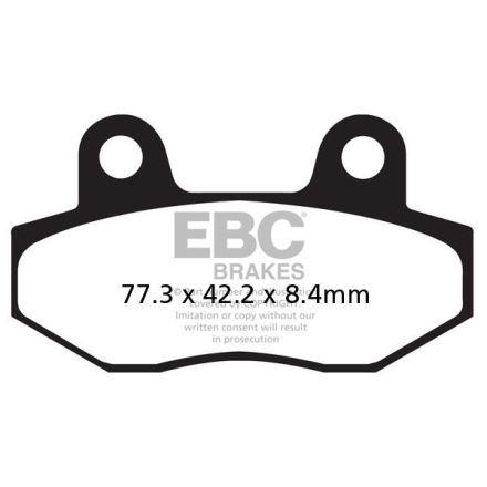 Ebc Placute Frana Sintered Hh Fa086/2Hh