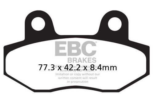 Ebc Placute Frana Sintered Hh Fa086/2Hh