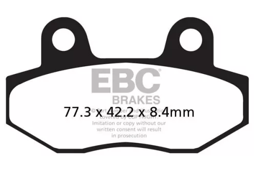Plăcuțe frână sinterizate EBC FA086/2HH