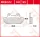 Plăcuțe frână sinterizate TRW MCB512SH