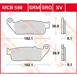 Placute-Frana-Sinter-Scuter-Trw-Mcb598Srm-Fata-Spate