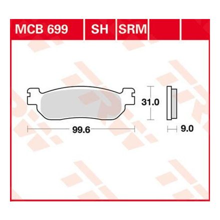 Placute-Frana-Sinter-Scuter-Trw-Mcb699Srm-Spate