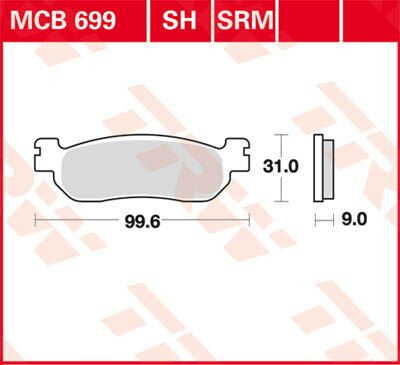 Placute-Frana-Sinter-Scuter-Trw-Mcb699Srm-Spate