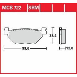 Placute-Frana-Sinter-Scuter-Trw-Mcb722Srm-Spate