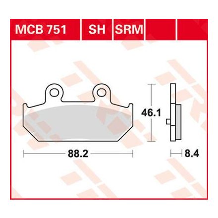 Placute-Frana-Sinter-Scuter-Trw-Mcb751Srm-Spate