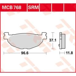 Placute-Frana-Sinter-Scuter-Trw-Mcb768Srm-Spate