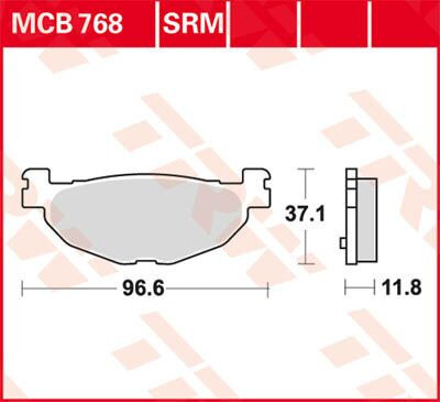 Placute-Frana-Sinter-Scuter-Trw-Mcb768Srm-Spate