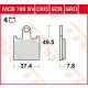 Plăcuțe frână sinterizate TRW MCB789SCR