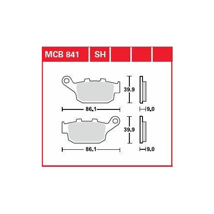 Placute-Frana-Sinter-Spate-Trw-Mcb841Sh-Spate