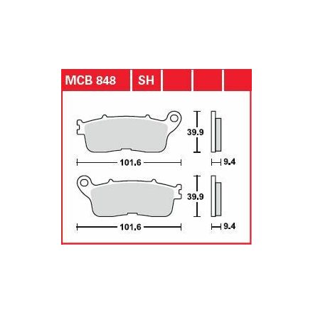 Placute-Frana-Sinter-Spate-Trw-Mcb848Sh-Spate