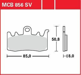 Placute-Frana-Sinter-Fata-Trw-Mcb856Sv-Fata