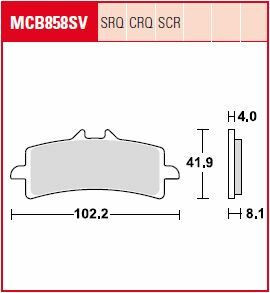 Placute-Frana-Sinter-Fata-Trw-Mcb858Sv-Fata