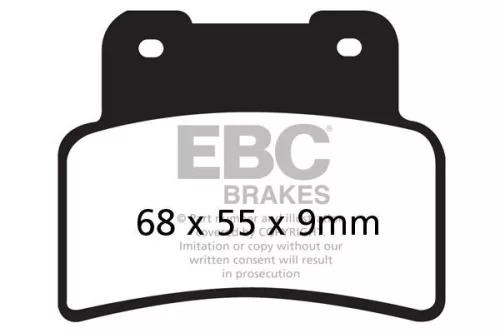 Plăcuțe frână sinterizate EBC SFA432HH