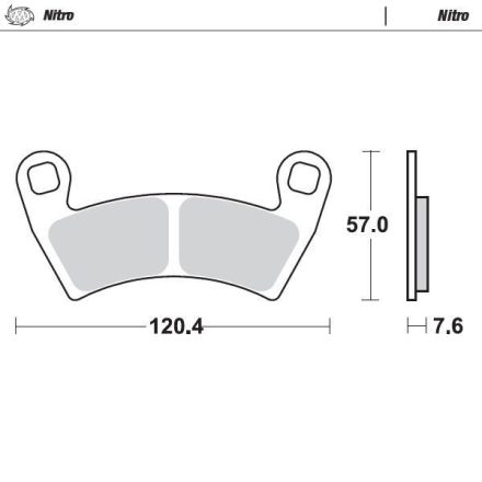 Moto-Master Placute Frana Nitro 098421