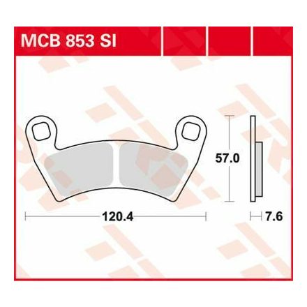 Trw Placute Frana Sinter Offroad Mcb853Si