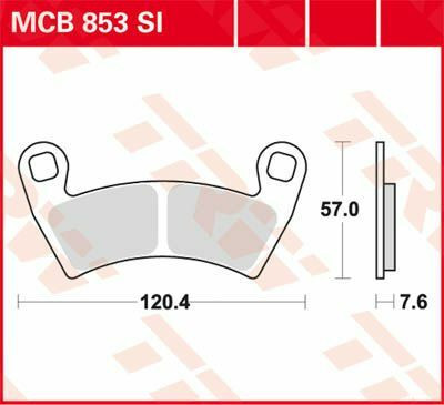 Trw Placute Frana Sinter Offroad Mcb853Si