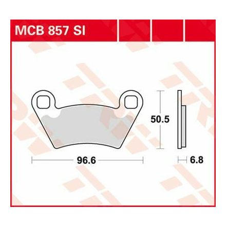 Trw Placute Frana Sinter Offroad Mcb857Si