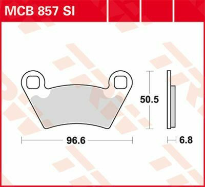 Trw Placute Frana Sinter Offroad Mcb857Si