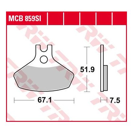 Trw Placute Frana Sinter Offroad Mcb859Si