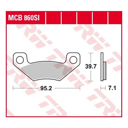 Trw Placute Frana Sinter Offroad Mcb860Si