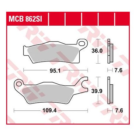 Trw Placute Frana Sinter Offroad Mcb862Si