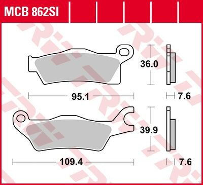 Trw Placute Frana Sinter Offroad Mcb862Si