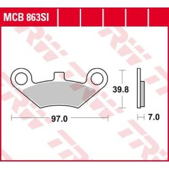 Trw Placute Frana Sinter Offroad Mcb863Si