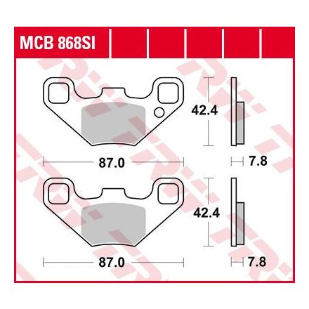 Trw Placute Frana Sinter Offroad Mcb868Si