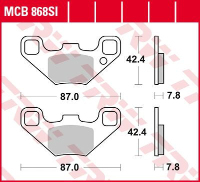 Trw Placute Frana Sinter Offroad Mcb868Si