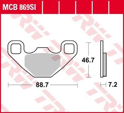 Trw Placute Frana Sinter Offroad Mcb869Si