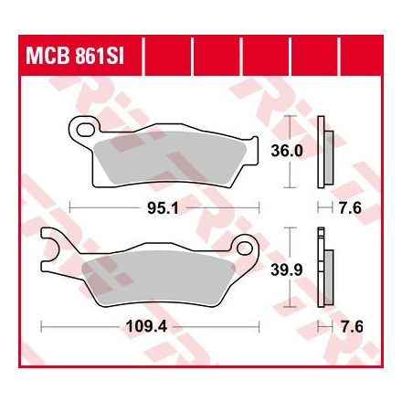 Trw Placute Frana Sinter Offroad Mcb861Si