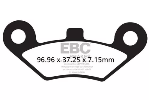 Plăcuțe frână ATV & Dirt EBC FA453R