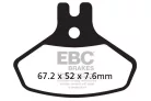 Plăcuțe frână ATV & Dirt EBC FA468R