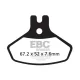 Plăcuțe frână ATV & Dirt EBC FA468R