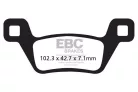 Plăcuțe frână ATV & Dirt EBC FA600/2R