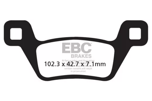 Plăcuțe frână ATV & Dirt EBC FA600/2R