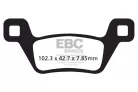 Plăcuțe frână ATV & Dirt EBC FA600R