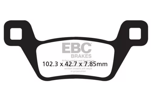 Plăcuțe frână ATV & Dirt EBC FA600R